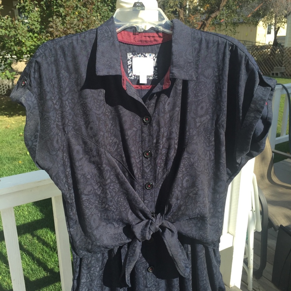 ETTIWE Navy Jumpsuit. size 14 - Picture 2 of 10